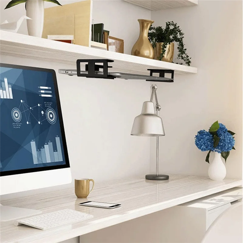 3 предмета кронштейна для ноутбука кронштейн под столом подходит серебристый