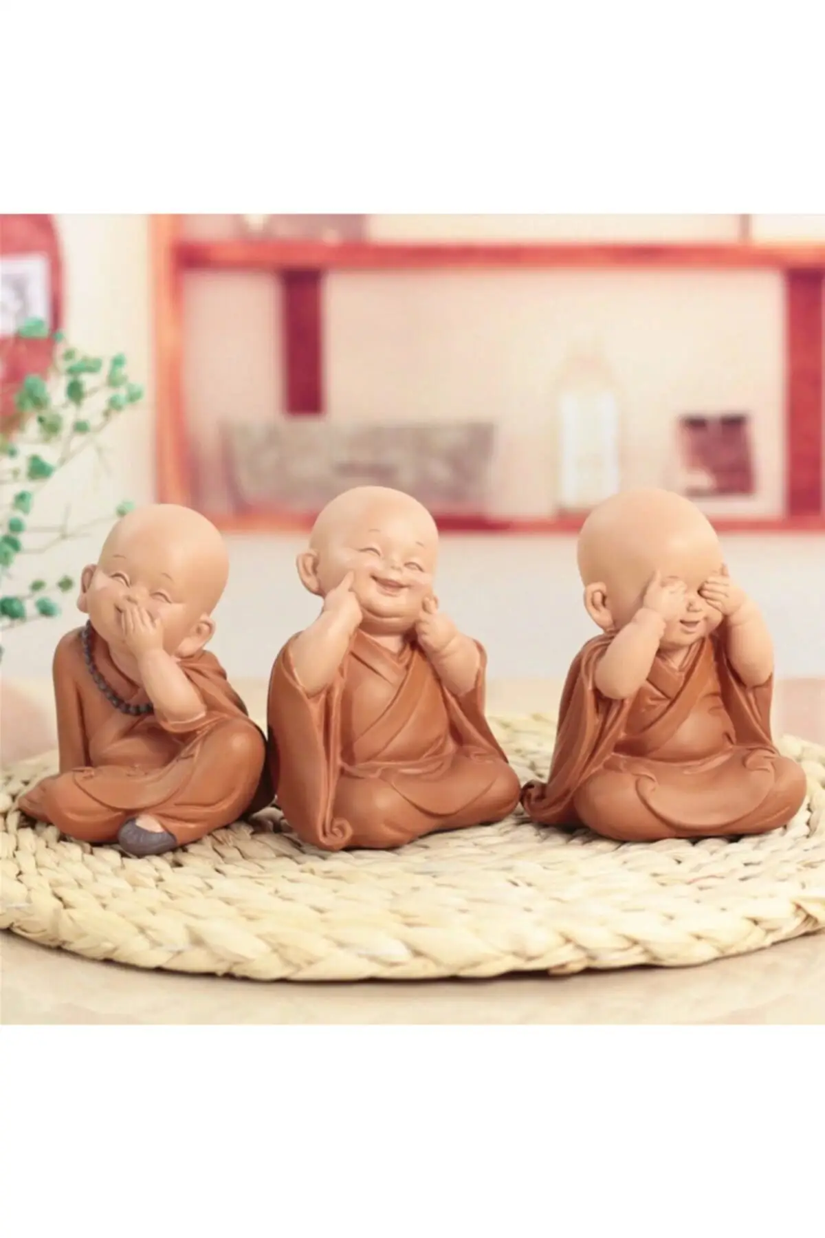 

Never seen Heard Of Don 'T Know Trinket 10*8 cm Fun PHILOSOPHY Mystic Baby Monks Home Garden Decoration