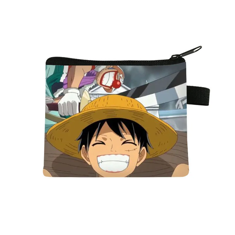 

2022 New One Piece Anime Fashion Cute Coin Purse Primary and Secondary School Boys and Girls One Piece Popular Coin Purse