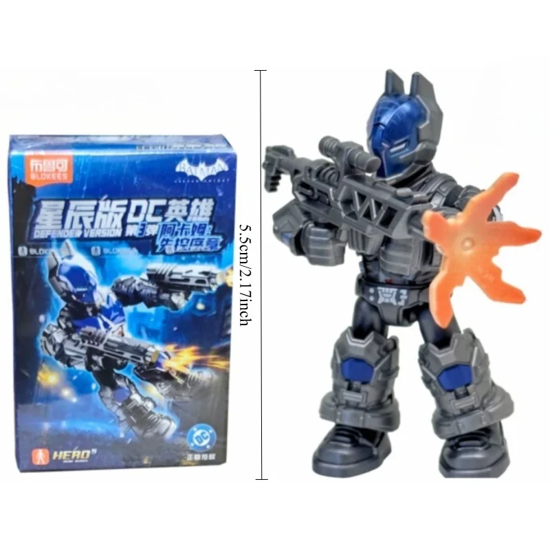 Фото Blokees DC Star Edition Series 3 Робин Бэтмен Аркхэм Полный набор коллекционных фигурок из строительных блоков Игровой набор «Рыцарь Аркхэма» №5