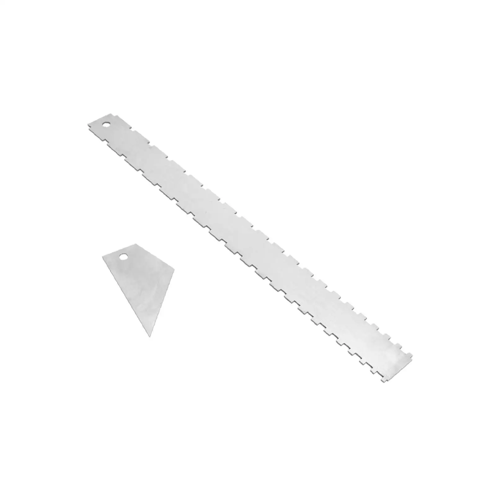 Линейка для измерения высоты шеи зубчатая струна с прямым краем бас-гитары