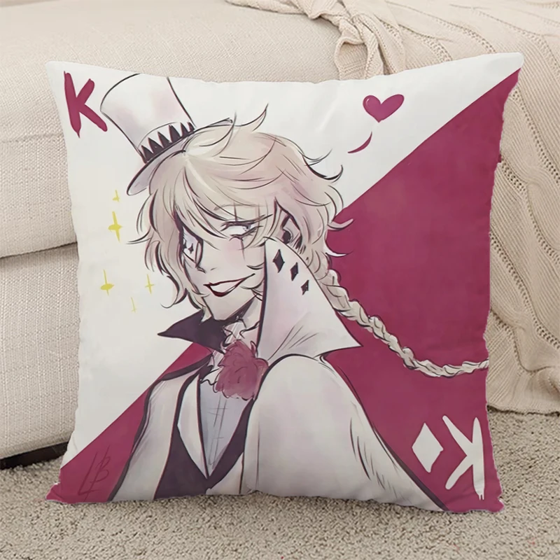 

Throw Pillow Covers for Bed Pillows Decor Home Nikolai Gogol Bungou Stray Dogs Pillowcase Bastet Short Plush Car Sofa Cover Body