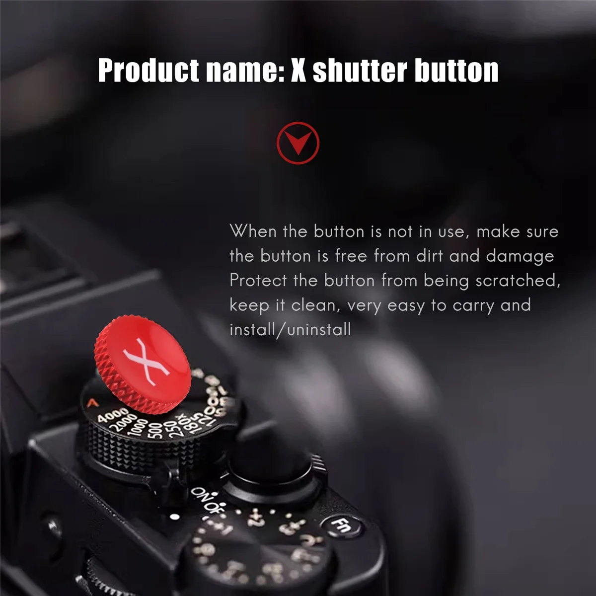 Подходит для Fujifilm X100V X100F X100S X30 X10 XT30 XT20 XT10 XT4 XT3 XT2 XE3 XE2 аксессуары кнопки затвора