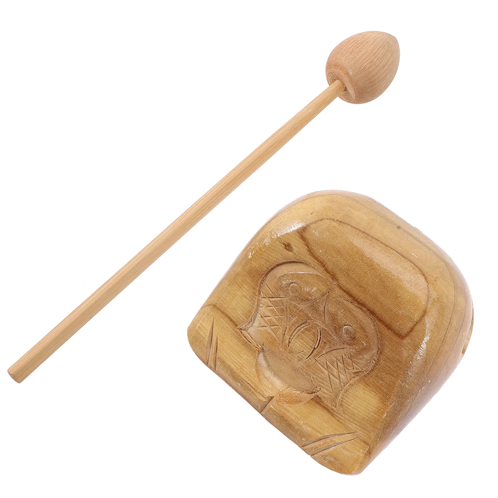

Block Drum Wood Wooden Zen Instrument Temple Fengshui Musical Meditation Monk Ornament Prayer Energy Cleansing Sound Mallet
