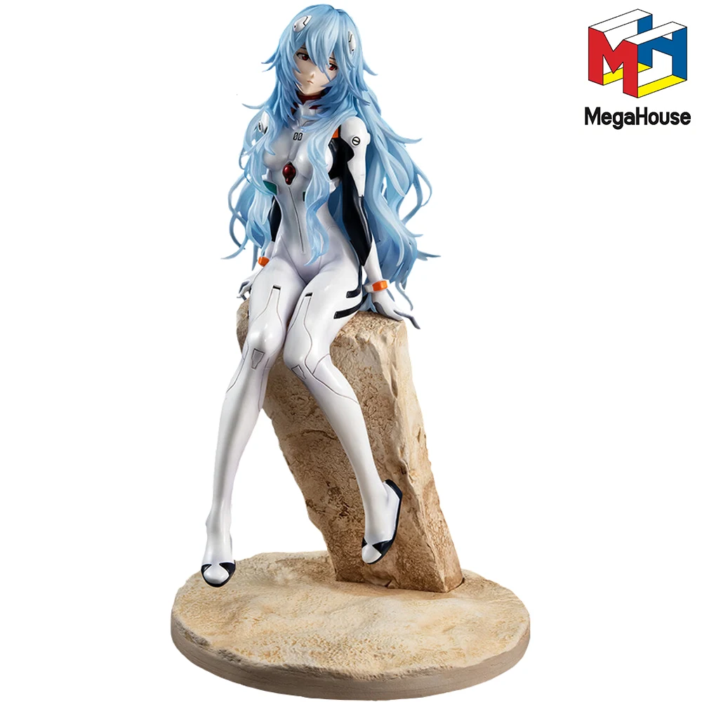 

MegaHouse G.E.M Series Evangelion Ayanami Rei Long Hair Ver. Anime Figure Original Collectible Action Model Toys