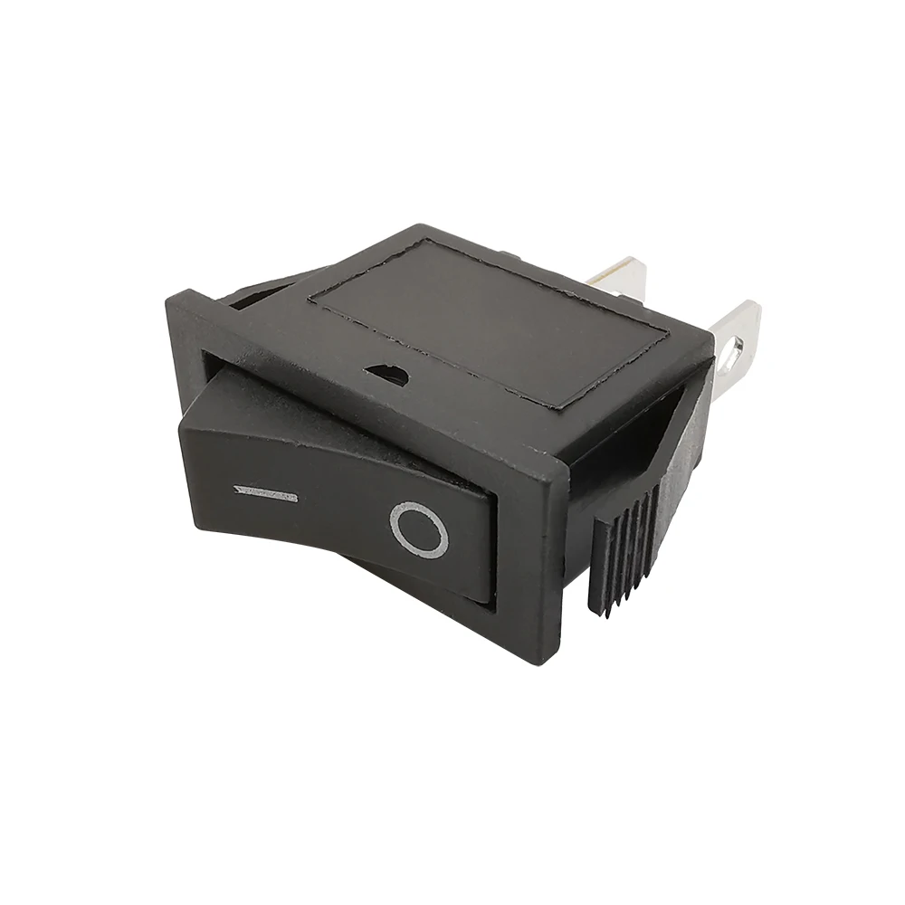 Черный клавишный выключатель 2-контактный KCD3 AC 125 В/20A 250 В/16A ВКЛ./ВЫКЛ.