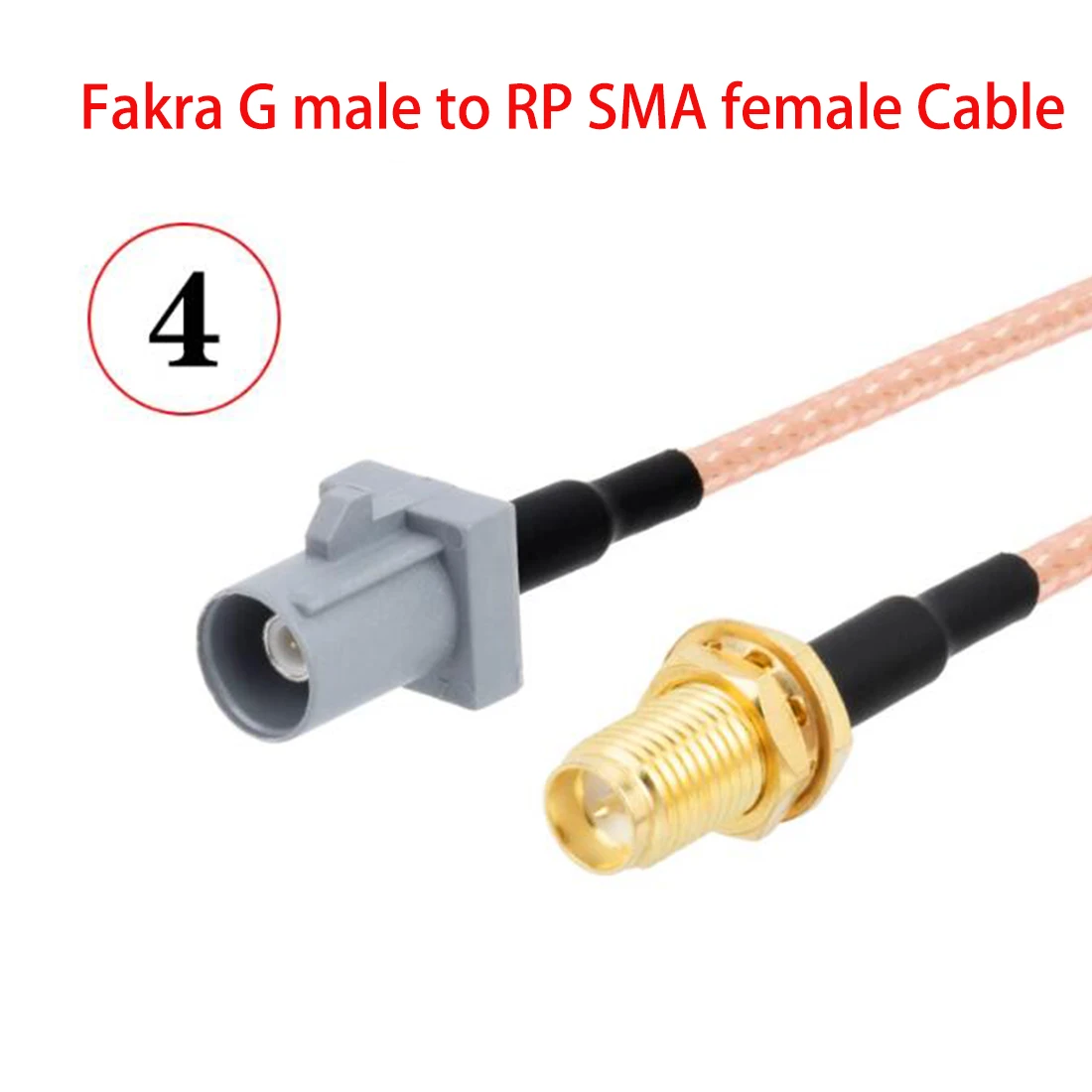 1 шт. Fakra G тип мужской женский серый цвет к разъему SMA разъем косичка