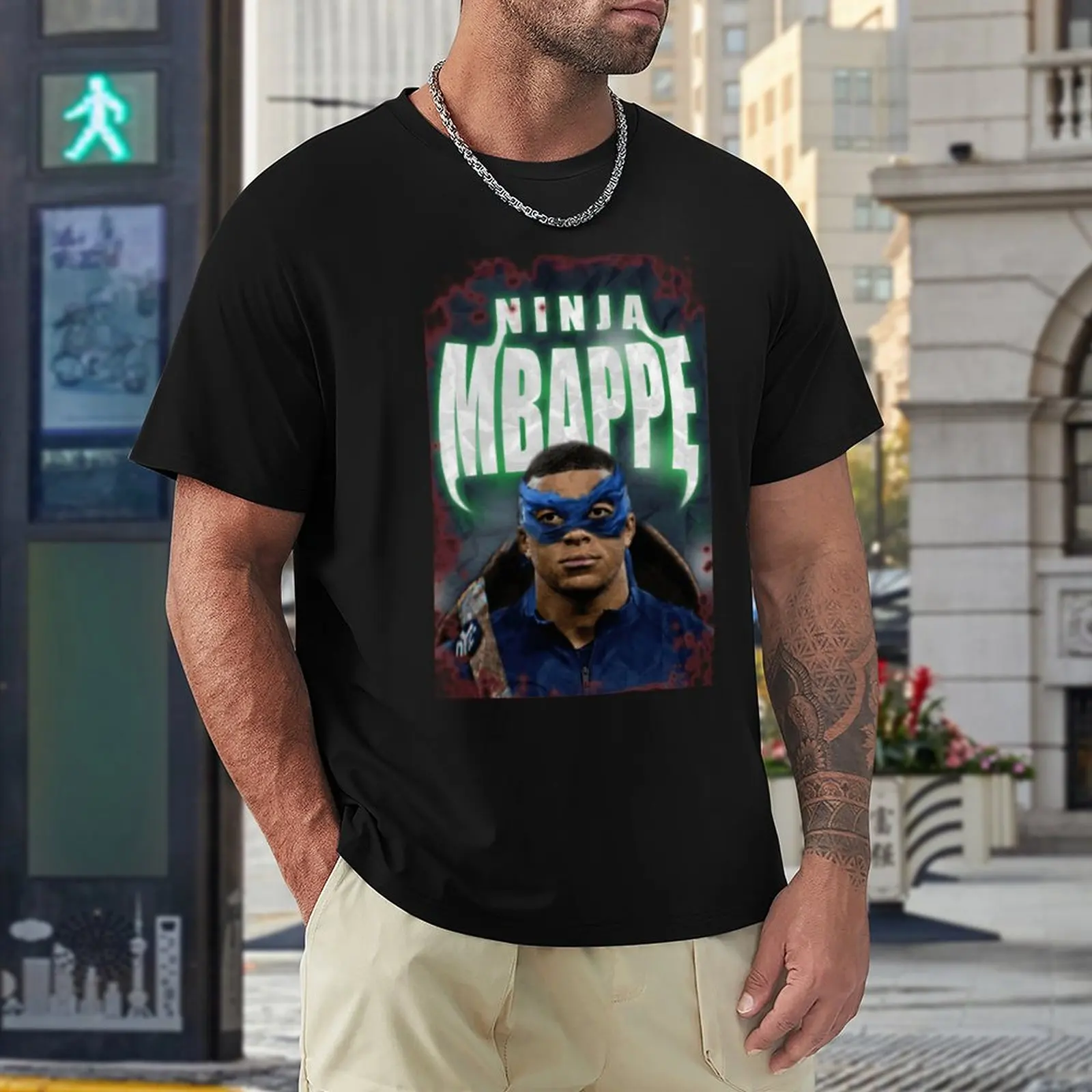 

Tshirt France Kylianer And Mbappé And Mbappe Football Team Campaign Premium Kemp Activity Competition Eur Size top Quality