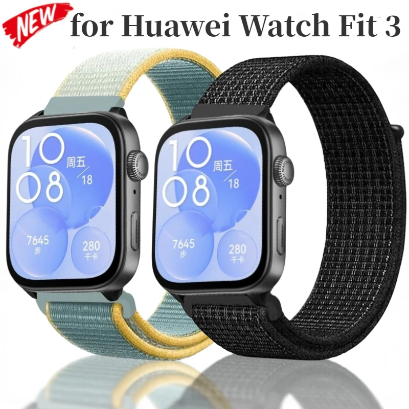 Ремешок нейлоновый для Huawei Watch Fit 3 цвет в ассортименте