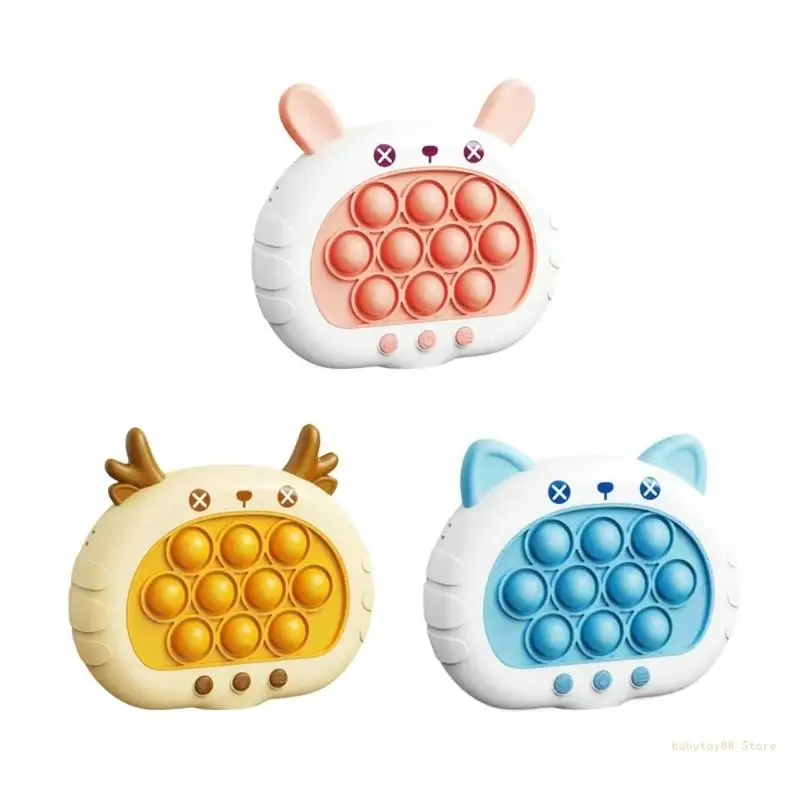 

Y4UD Multiplayer Memory Challenge Toy Handheld Bubble Popping Push Game for Fun