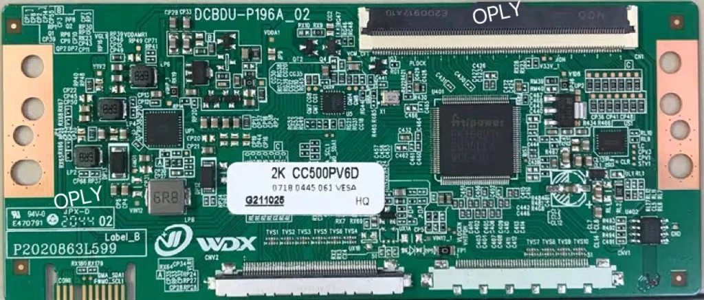 

T-Con Board For Panda logic CC500P6D4K soft outlet