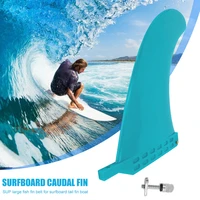 9in surfing tail fin with screws removable water paddle rudder surfboard stabilizer surfboard fins thrusters surfing accessories