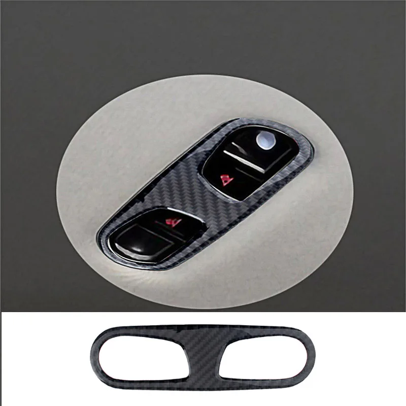 

For Audi A6 A7 2012 2013 2014 2015 2016 2017 2018 Carbon Fiber Rear Roof Reading Light Stickers Car Styling Interior Accessories