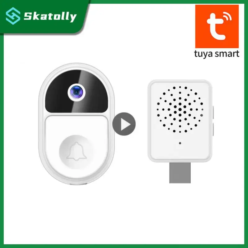 

Outdoor Wifi Door Bell Real Time Video Intercom Door Bell Tuya Smart Wireless Tuya Intercom Camera Smart Home Video Doorbell