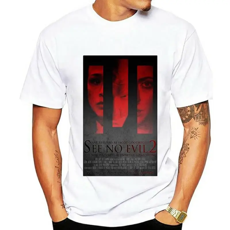See No Evil Horror Graphic Art Kaj Erik Eriksen Lee Majdoub Chelan Simmons Графический подарок для мужчин женщин и