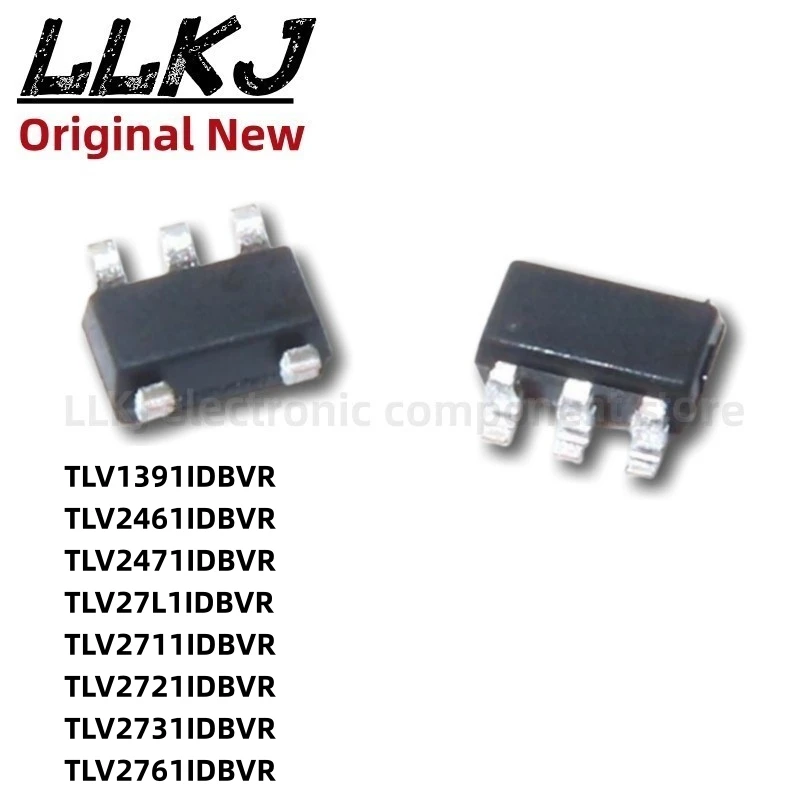 Набор микросхем TLV2461IDBVR 2471 27L1 2711 2721 2731 2761 1391 IDBV SOT23-5, 1 шт.
