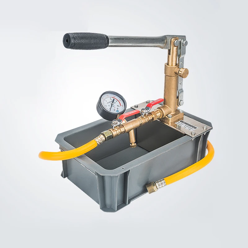 

5/6/10(MPa)Hydraulic Pump Pipeline Floor Heating Pressure Test Pump ppr Water Pipe Pressure Machine 32ML/time copper Pump head