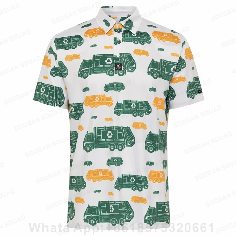 Polo Shirt For Men Short-sleeved Patchwork Men's Polos Quality Casual Summer Brand Men Clothing Golf Men's Polo Shirts