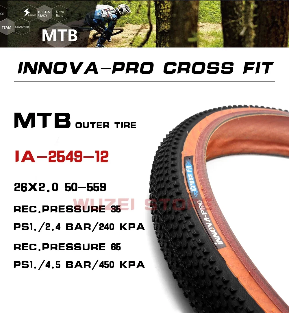 Innova Ultra светильник шина для горного велосипеда MTB 26 27 5 29x2 1/2 25 дюйма Антипрокольная