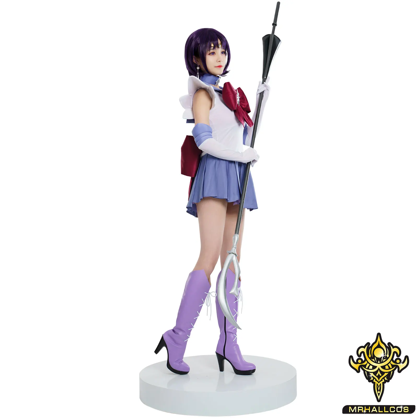 Косплей Аниме MRHALLCOS Сейлор Мун Saturn Hotaru Tomoe хрустальное платье наряды костюм для
