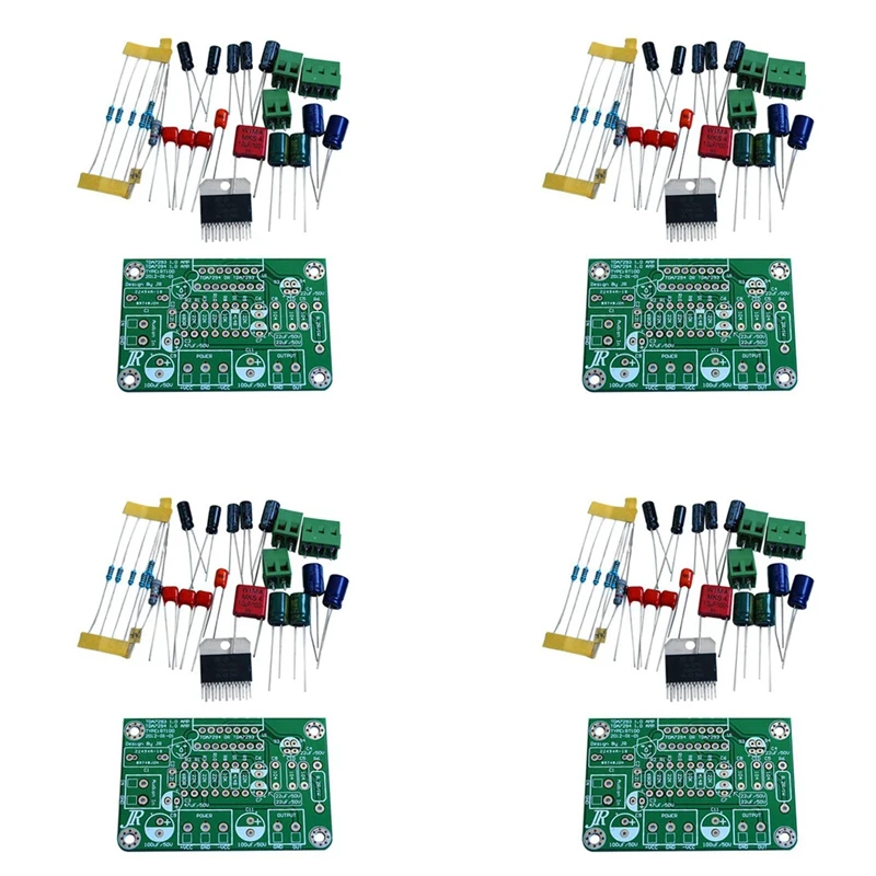 

4X TDA7294 80W 100W Mono Audio AMP Amplifier Board DC30V-40V Kits Fit For TDA7293 Green