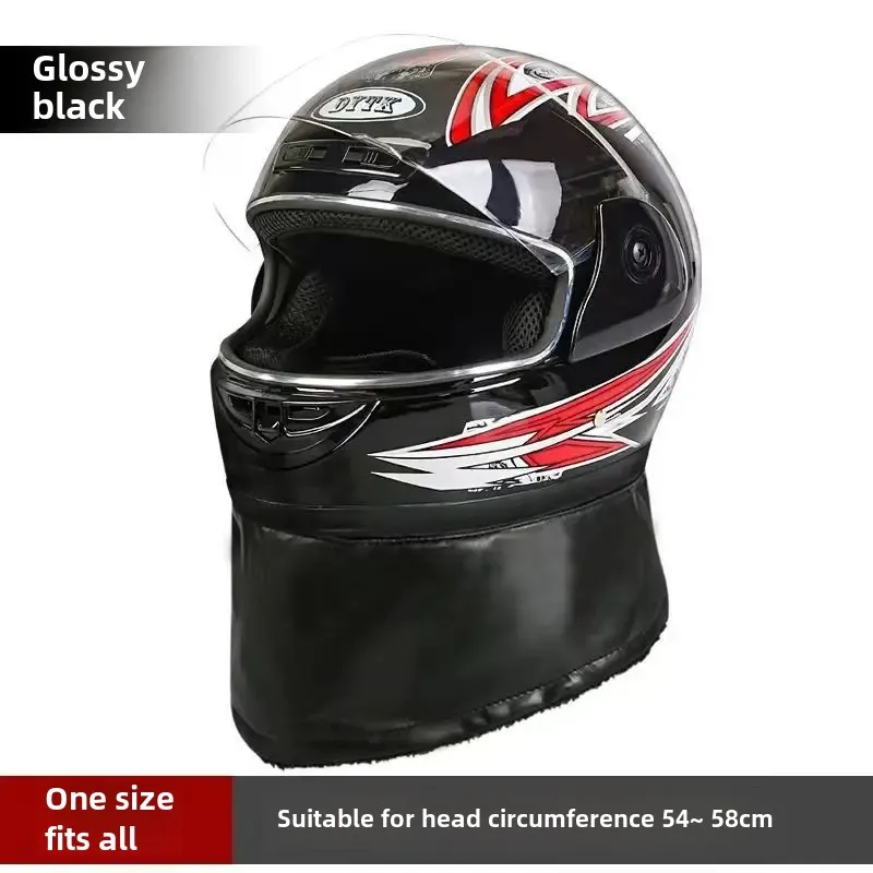 Зимний линзочный электрический мотоциклетный шлем мужской и женский полушлем