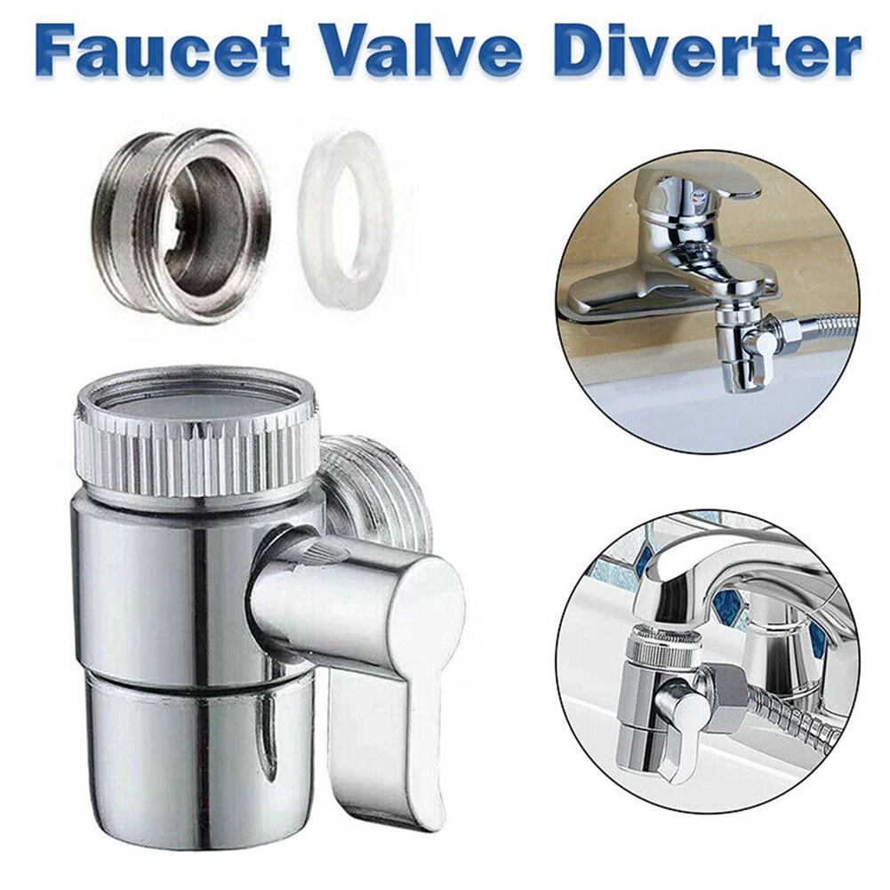 

Kichen Accessories Valve Diverter Faucet Diverter 3-way Bidet Shower Connector Diverter Faucet Adapter M22 X M24