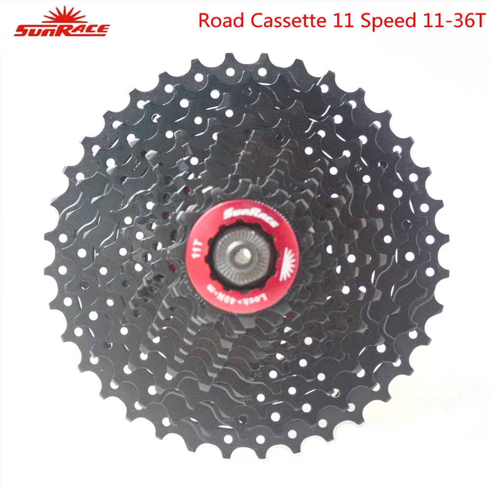 SunRace Road Bike Cassette 11 Speed cycling flywheel Bicycle freewheel 11-28T 11-32T 11-36T