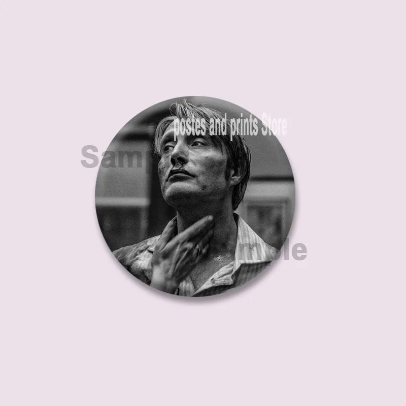 

Броши Mads Mikkelsen Hannibal из жести