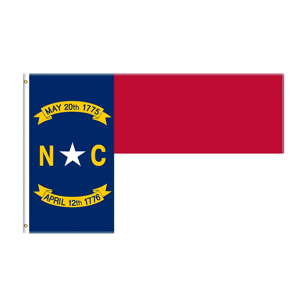 

3x5 Ft North Carolina Flag Polyester Printed State Banner For Decor