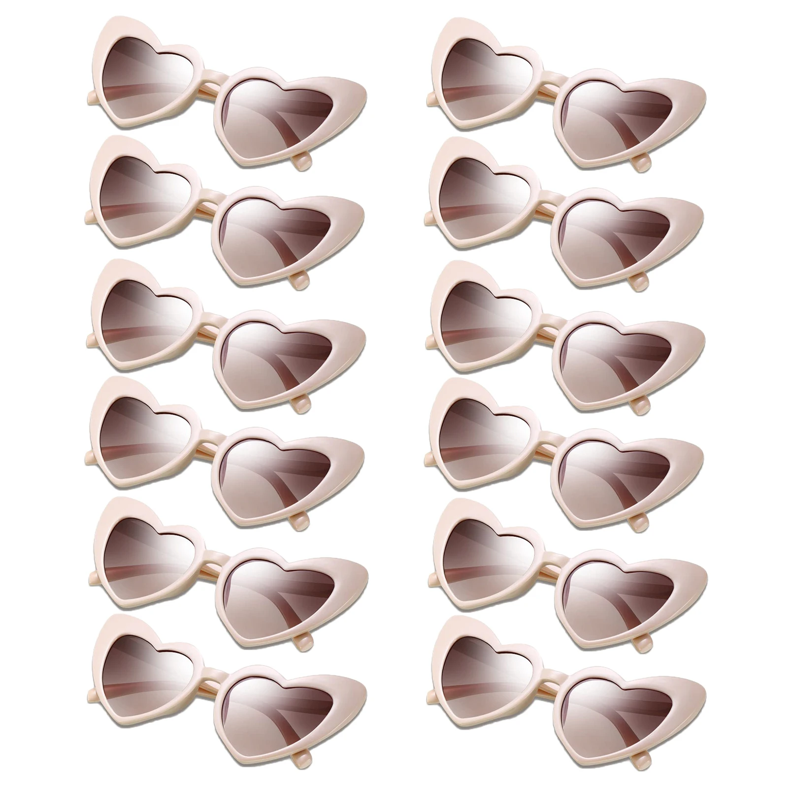 Свадебные солнцезащитные очки в форме сердца