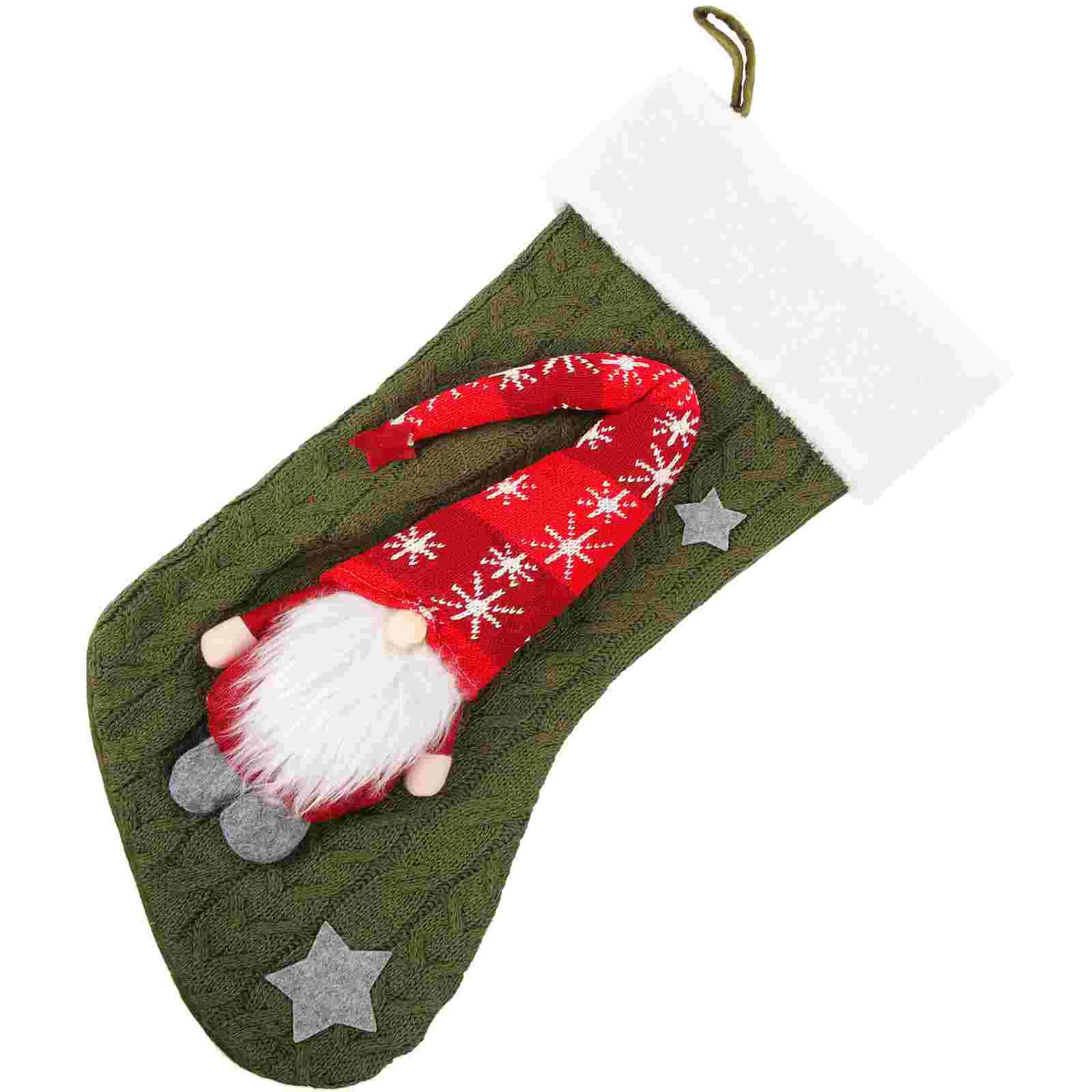 

Christmas Socks Cartoon Stockings Bag Gift Decor Fireplace Xmas Tree Hanging Lovely
