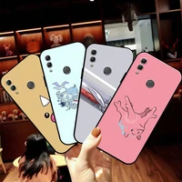 pokemon pikachu phone case for huawei honor 10 v10 10i 10 lite 20 v20 20i 20 lite 30s 30 lite pro funda back carcasa soft black