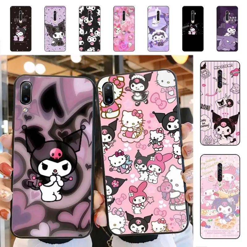

Hello Kitty Kuromi My Melody Family Phone Case for Vivo Y91C Y11 17 19 17 67 81 Oppo A9 2020 Realme c3 funda