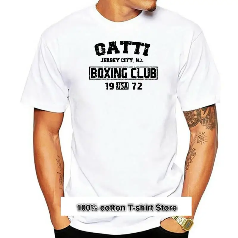 

GATTI Boxing Club-Camiseta Retro de caza, ropa para Parte Superior Femenina, con diseño de Toro, de peso pesado, 1972