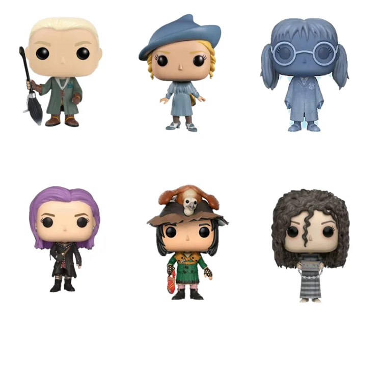 

Movie Peripherals Myrtle Ron Tonks Harry 09#31#52#19#61#26#107#108#29#31#117#Vinyl Figure Collection Model Toys 10cm