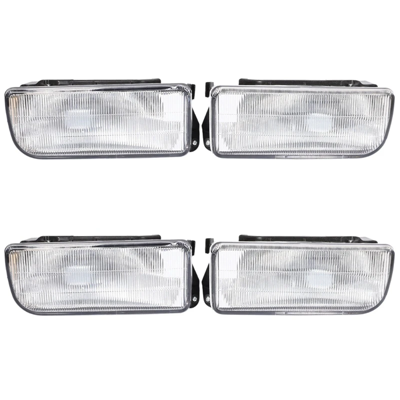 

New4x Car Front Bumper Fog Lamp Lens Lamp For Bmw E36 1992 1993 1994 1995-1998 H1 Without Bulb