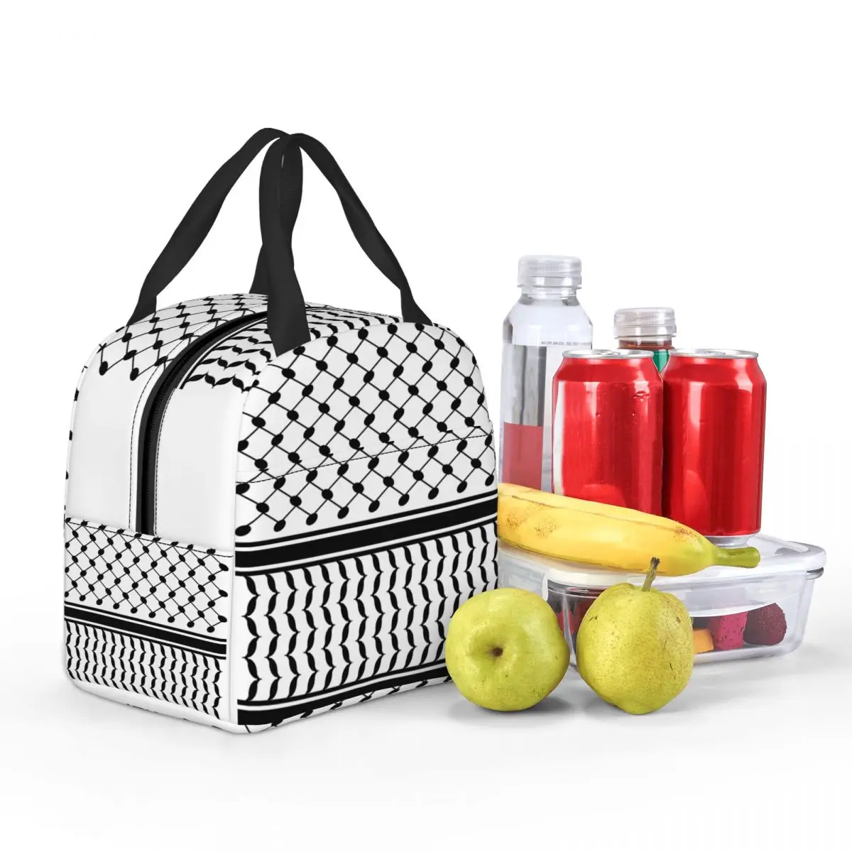 Изготовленная на заказ арабская сумка для обеда Keffiyeh с традиционным узором