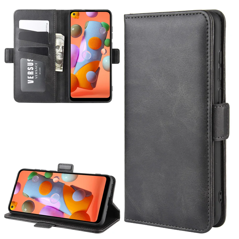 

Чехол для Samsung A11 США, кожаный чехол-бумажник с откидной крышкой, винтажный Магнитный чехол для телефона Galaxy A11 USA Coque