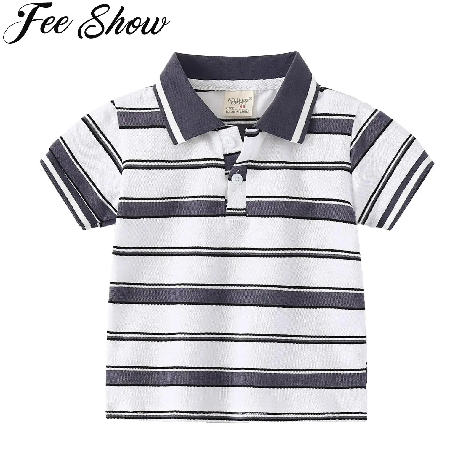 

Летняя женская брендовая одежда, хлопковая Детская школьная форма, повседневная мужская рубашка-поло с коротким рукавом