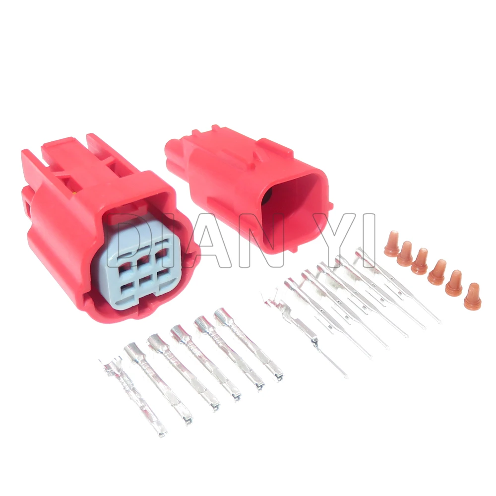 1 компл. 6-сторонний автомобильный маленький разъем для малой мощности с кабелями