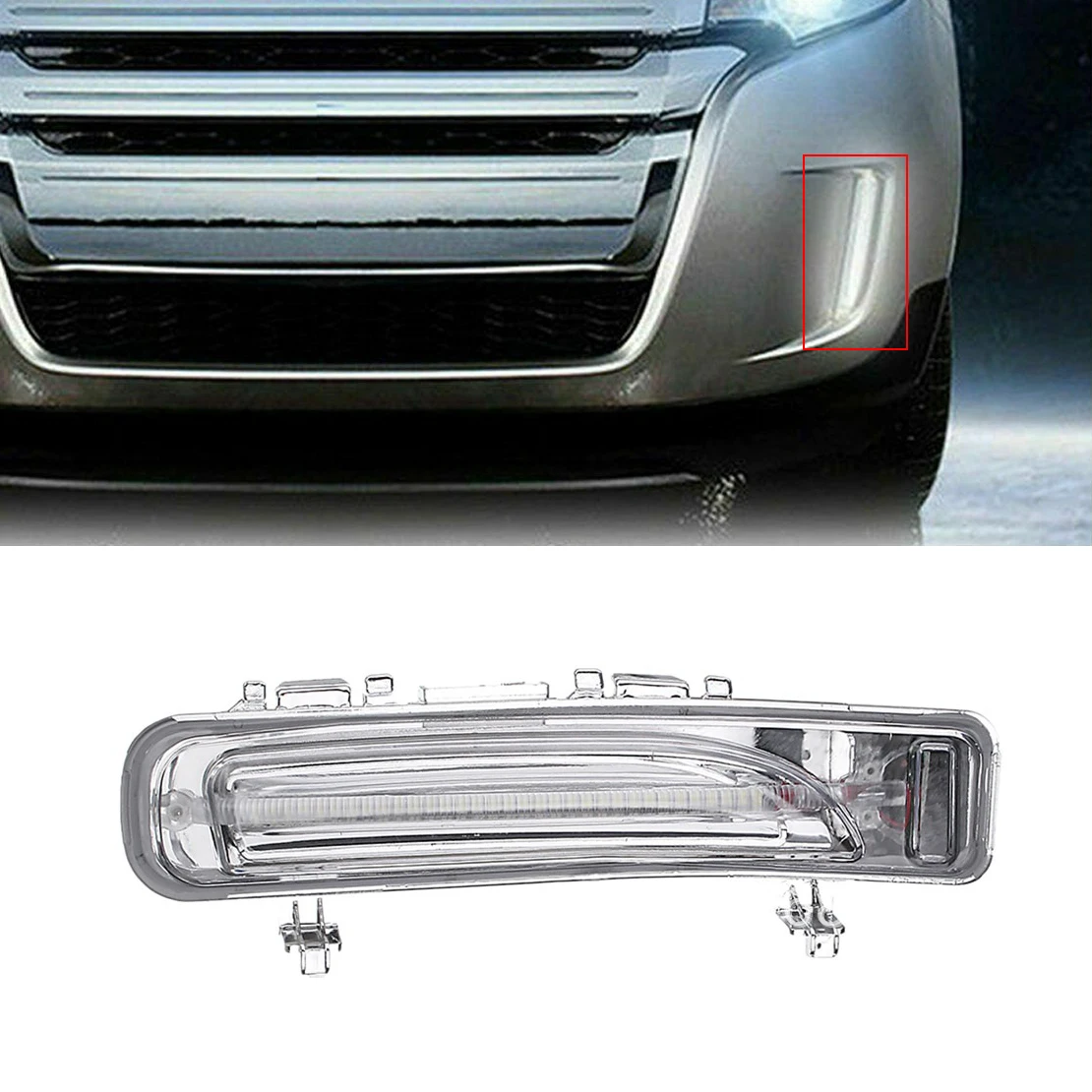 

Передние левые светодиодные противотуманные фары, дневные ходовые огни, пластиковые DC 12 В, подходят для Ford Edge 2011 2012 2013 2014