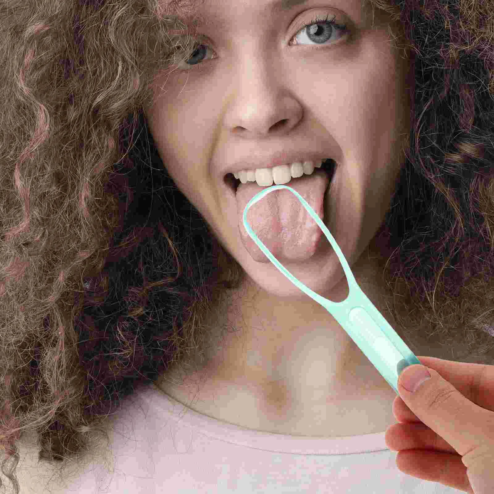 Скребок для языка скребок щетка покрытия пластиковый инструмент удаления камней