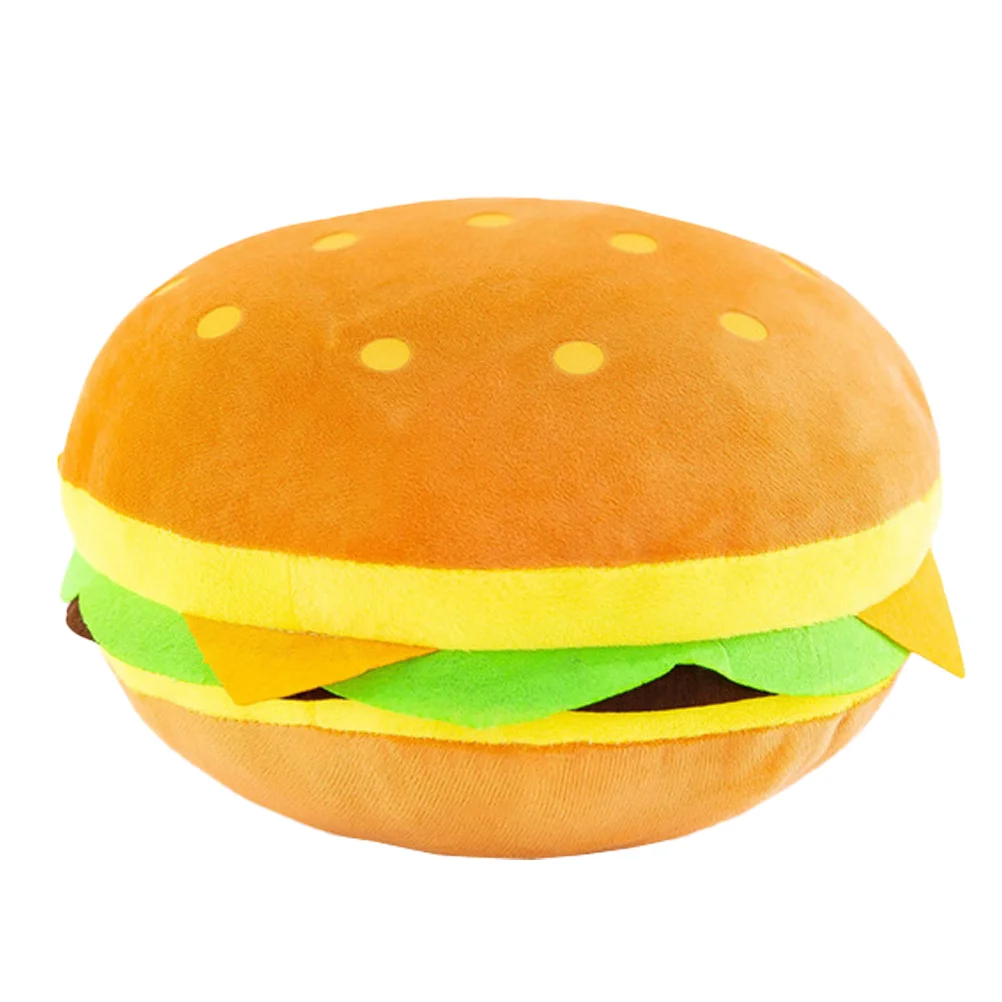 

Plush Pillow Toy Stuffed Throw Pillows Gift Burger Soft Kids Sofa Plushies Cheeseburger Toys Birthday Hamburg Decorative Huge
