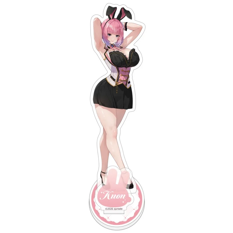 Акриловая подставка-брелок Game Bunny Garden с фигурками Кана, Рин, Миука, Эриса, Куон, Руна, с именной табличкой, для декора рабочего стола (art.: 3920db4360156) - 3920db4360156