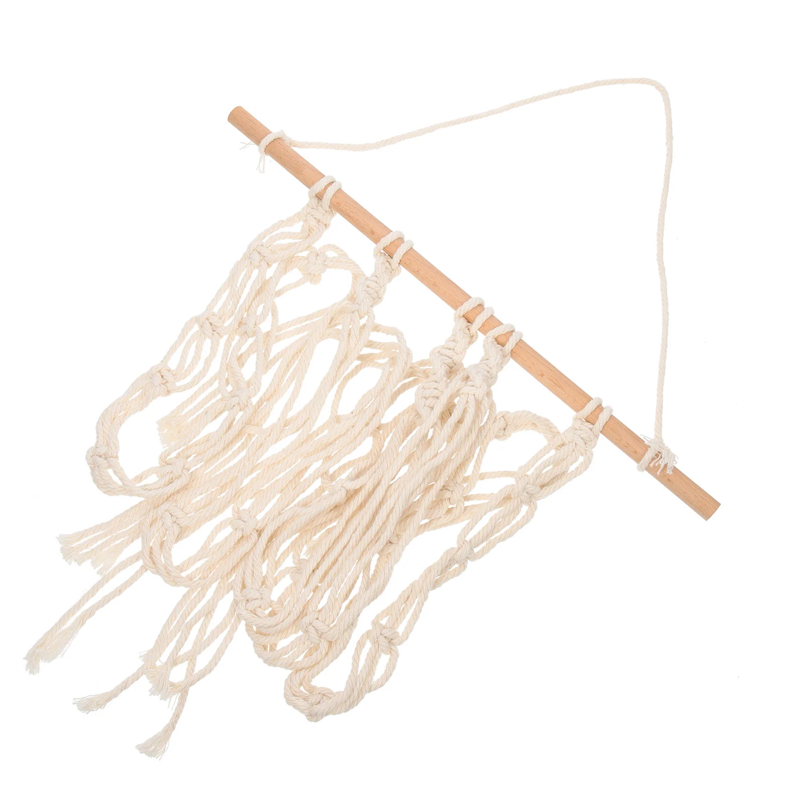 

Hair Bow Holder Organizer Wall Hanging Macrame Woven Hanger Clip Headband Storage Rustic Rope Bowsfor Girls Hairpinsholders