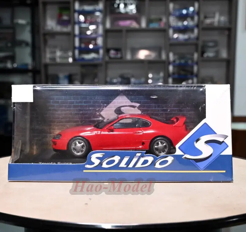 Solido 1/43 для TOYOTA SUPRA MK4 A80 литая под давлением модель автомобиля из сплава имитация