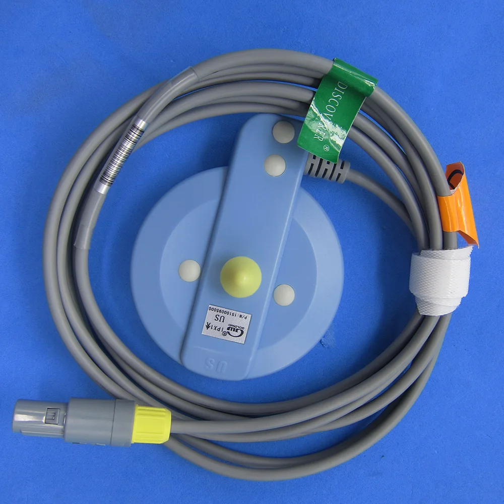 Фото Совместим с unicare MCF-21B/21G, многоразовым ультразвуковым преобразователем медицинского плода, датчиком US FHR, для медицинского монитора плода №4
