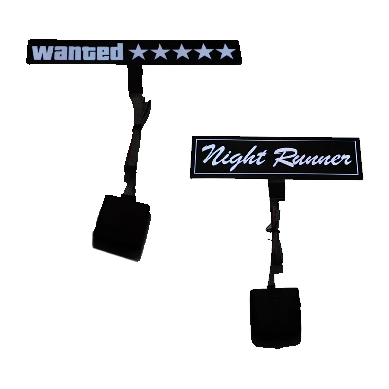 

LED Light Window Stricker Windshield Sticker Decorate Car Accessories Light Board Car Styling