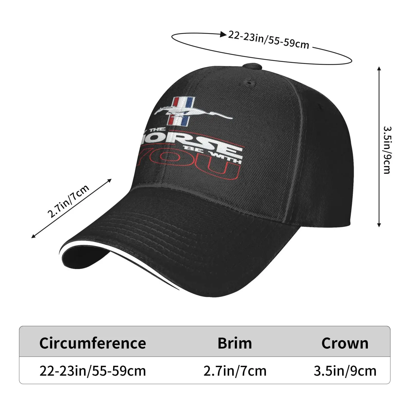 

Mustang May The Horse Be With 283 Trucker Hat Cap Male Cap For Boy Sport Men Boys Style 2021